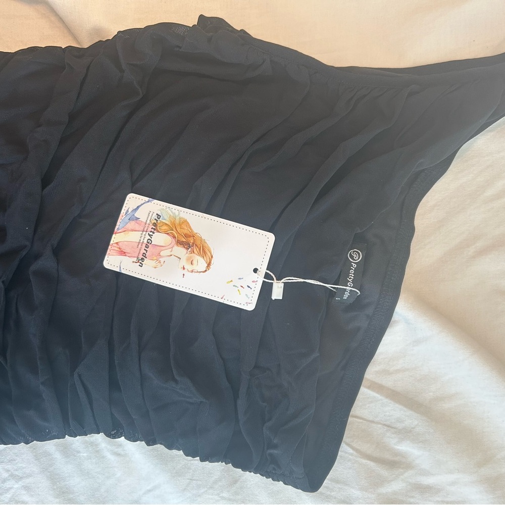 Poshmark Black One-Shoulder Dress